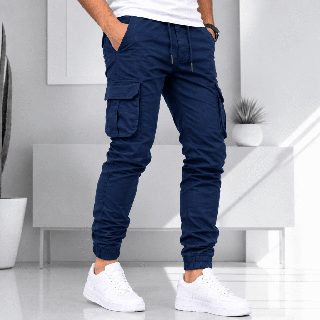 ১ পিস ৬ পকেট কার্গো জর্গাস প্যান্ট Novy blue
