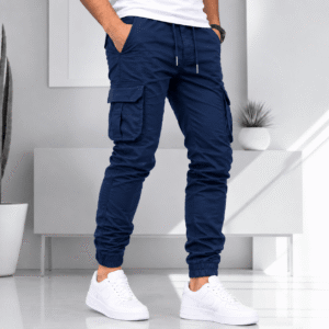 ১ পিস ৬ পকেট কার্গো জর্গাস প্যান্ট Novy blue