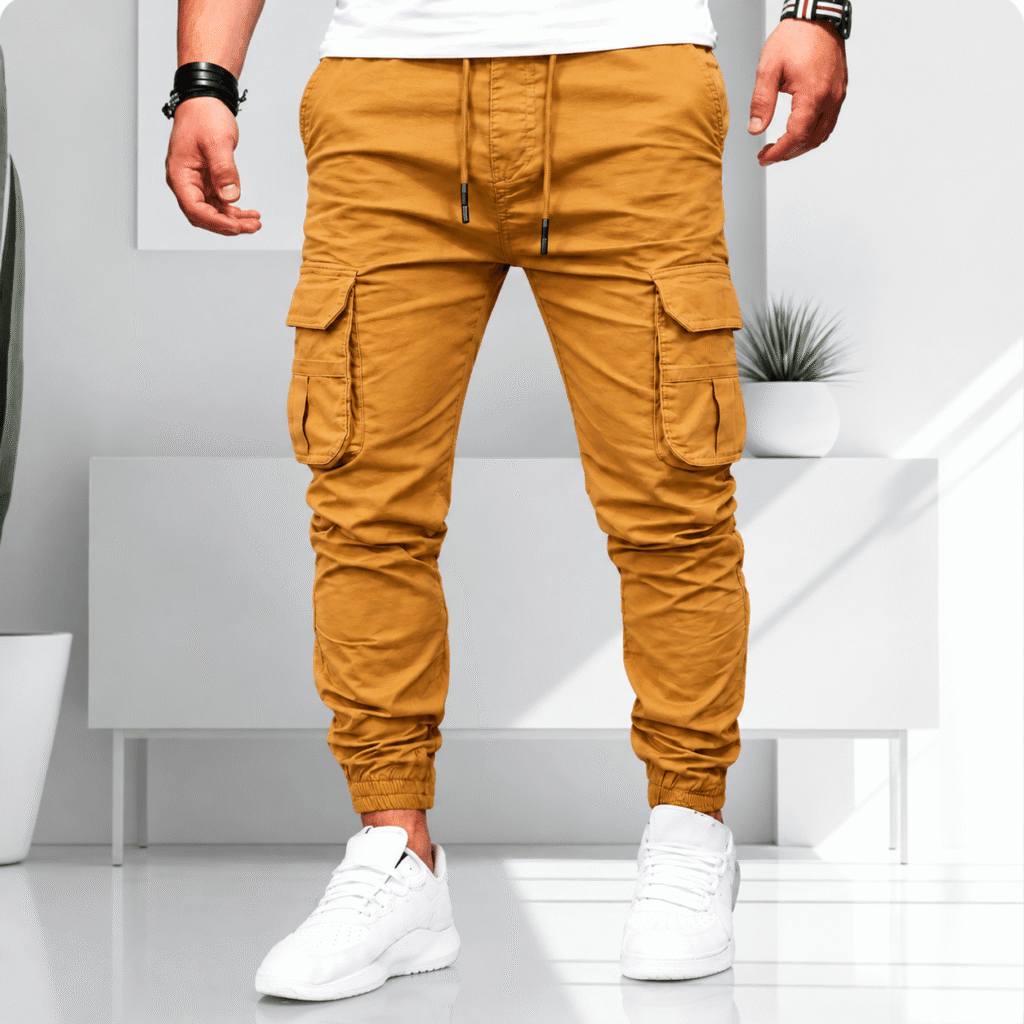 ১ পিস ৬ পকেট কার্গো জর্গাস প্যান্ট Khaki